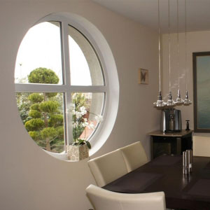 фотография круглого окна пвх