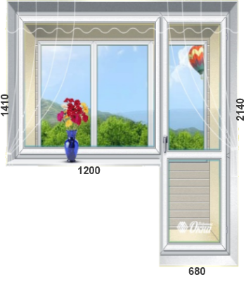 купить трехстворчатое окно пвх